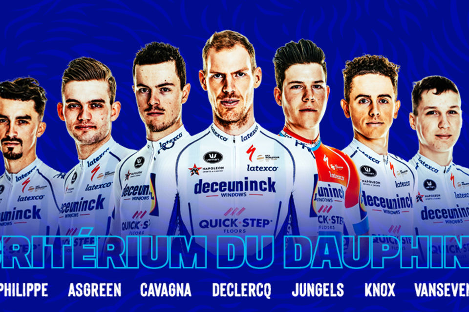 Deceuninck – Quick-Step selectie Critérium du Dauphiné