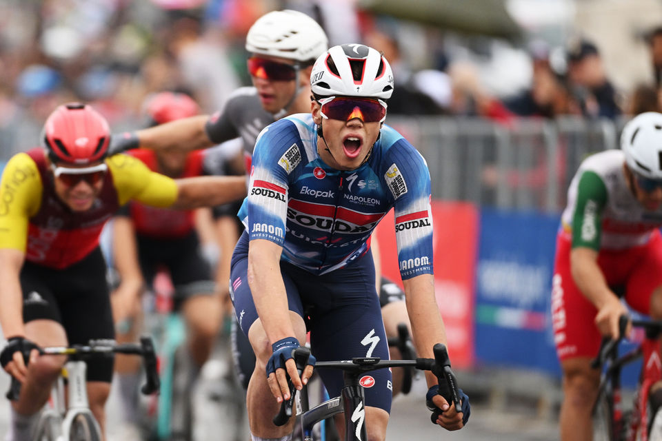 Magnier takes maiden Grand Tour podium at Il Giro
