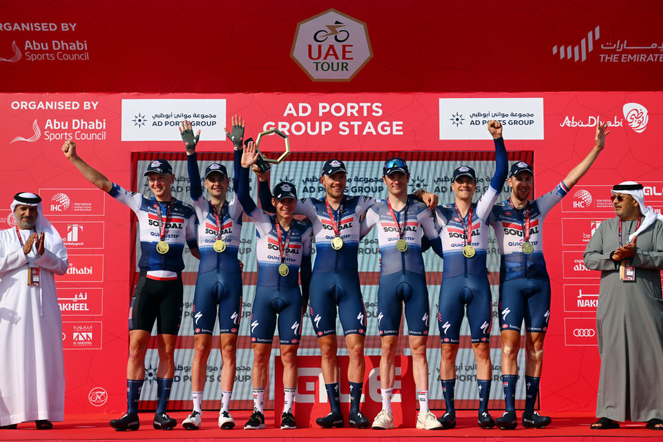 Soudal Quick-Step snelt naar ritzege in UAE Tour