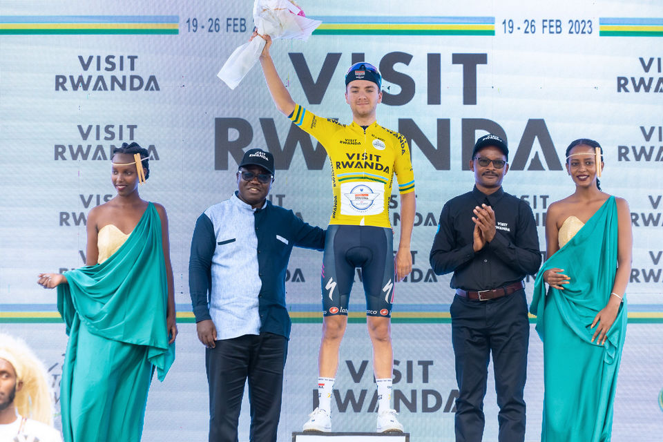 Lecerf dons the yellow jersey in Rwanda