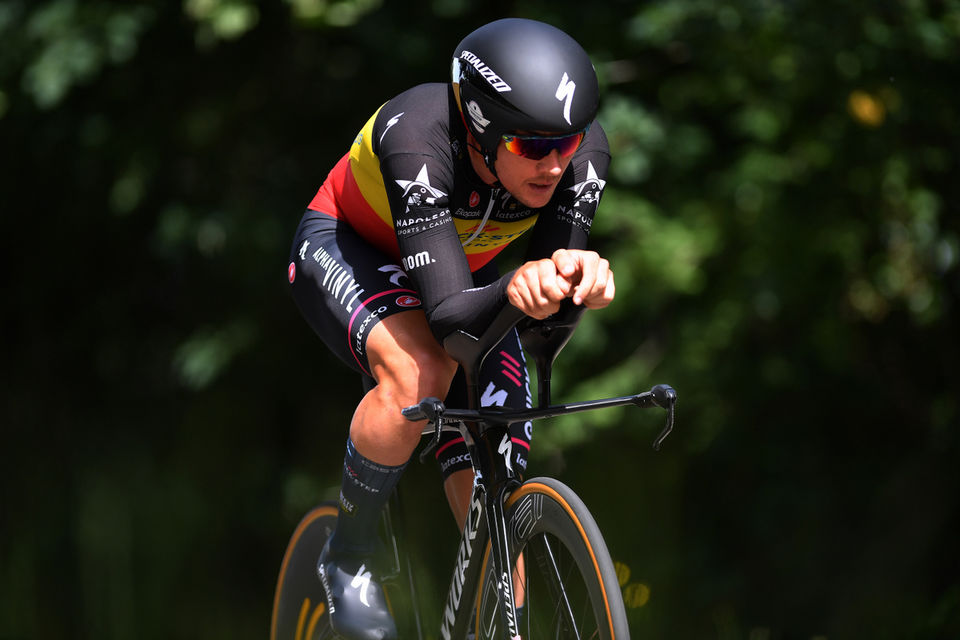 Lampaert pakt eerste seizoenszege in tijdrit Belgium Tour